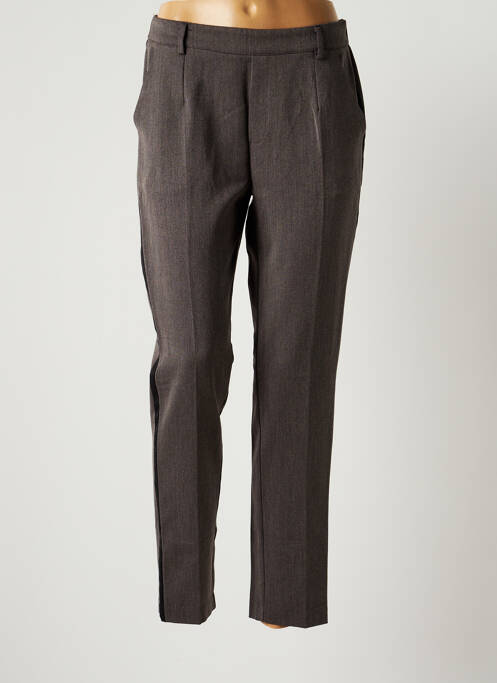 Pantalon chino gris GRACE & MILA pour femme