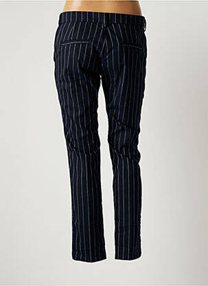 Pantalon chino taille basse taille basse bleu REIKO femme