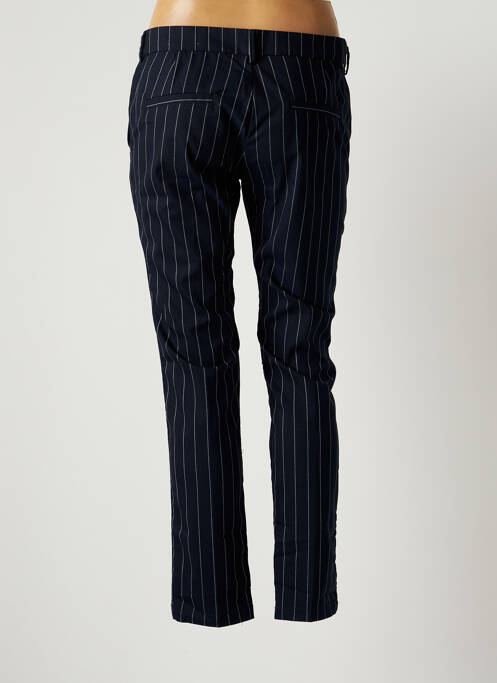 Pantalon chino taille basse taille basse bleu REIKO femme