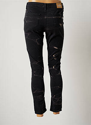 Pantalon slim stretch taille normale noir PLEASE femme