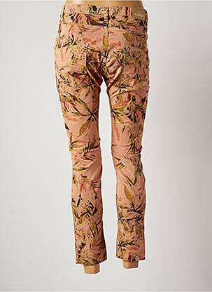 Pantalon droit stretch taille normale beige PLEASE femme