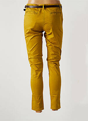 Pantalon droit stretch taille normale orange JOHANNA PARIS femme
