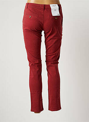 Pantalon chino taille basse taille basse rouge LAB DIP PARIS femme