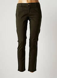 Pantalon chino taille basse taille basse vert LAB DIP PARIS femme