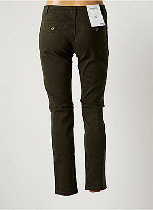Pantalon chino taille basse taille basse vert LAB DIP PARIS femme