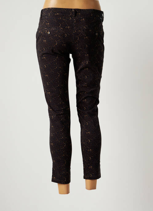 Pantalon 7/8 marron REIKO pour femme