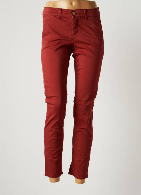 Pantalon 7/8 rouge HAPPY pour femme