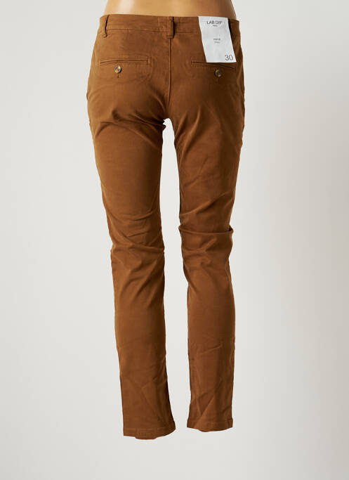 Pantalon chino marron LAB DIP PARIS pour femme