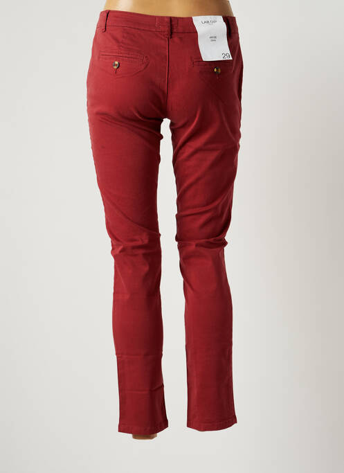 Pantalon chino rouge LAB DIP PARIS pour femme