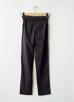 Pantalon droit coupe carotte taille haute gris TEDDY SMITH femme
