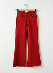 Pantalon flare rouge ICHI pour femme seconde vue