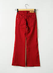 Pantalon flare rouge ICHI pour femme seconde vue