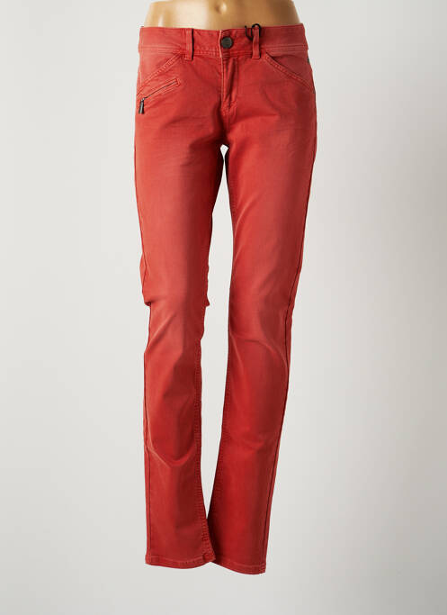 Jeans coupe slim slim taille basse orange FREEMAN T.PORTER femme