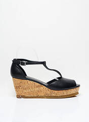 Sandales/Nu pieds noir PABLO pour femme seconde vue