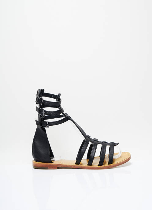 Sandales/Nu pieds noir PABLO pour femme