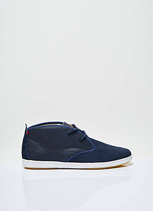 Baskets bout rond bout rond bleu LAFEYT homme