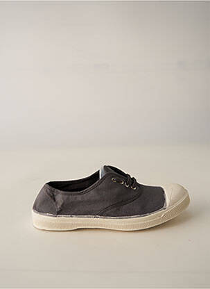 Baskets bout rond talon plat jusqu'à 3cm gris BENSIMON femme