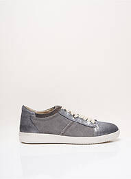 Baskets talon compensé talon plat jusqu'à 3cm gris KICKERS femme