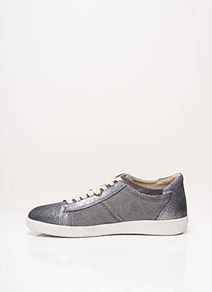 Baskets talon compensé talon plat jusqu'à 3cm gris KICKERS femme