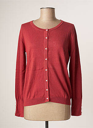 Gilet manches longues stretch rouge BREIZH ANGEL femme