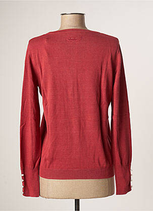 Gilet manches longues stretch rouge BREIZH ANGEL femme