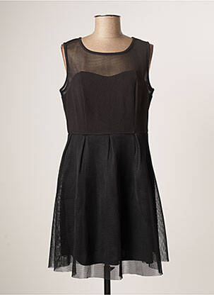 Robe mi-longue sans manche sans manche noir MOLLY BRACKEN femme