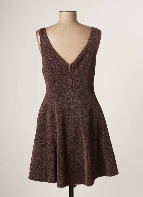 Robe courte marron MOLLY BRACKEN pour femme