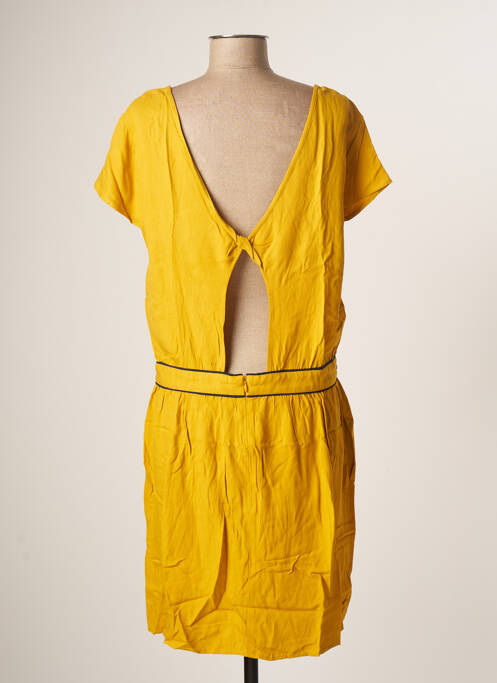 Robe mi-longue jaune TEDDY SMITH pour femme