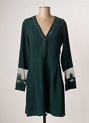 Robe courte vert OPULLENCE pour femme seconde vue