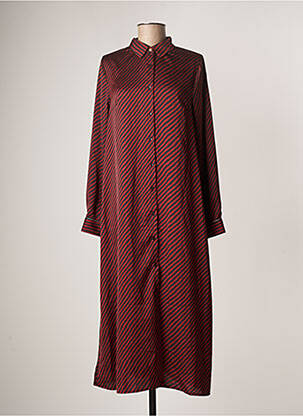 Robe longue rouge GRACE & MILA pour femme