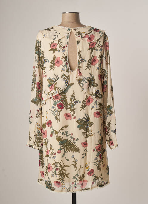 Robe courte beige GRACE & MILA pour femme