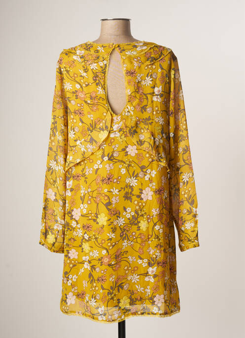 Robe courte jaune GRACE & MILA pour femme