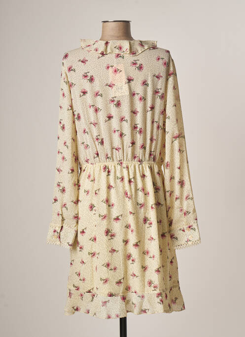 Robe mi-longue beige GRACE & MILA pour femme