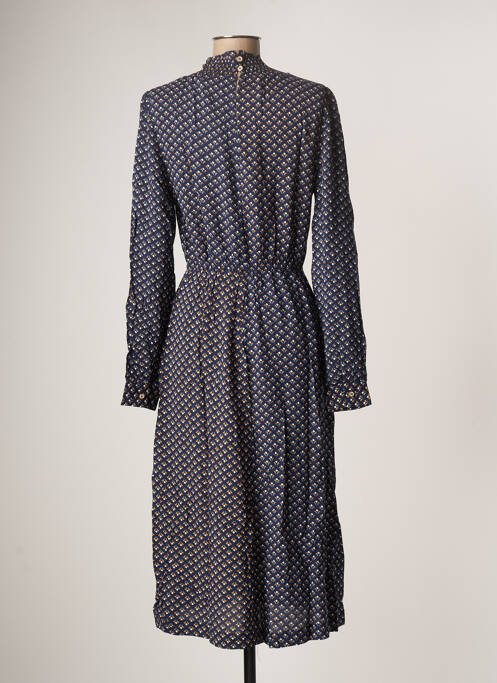 Robe mi-longue bleu LOUCHE pour femme