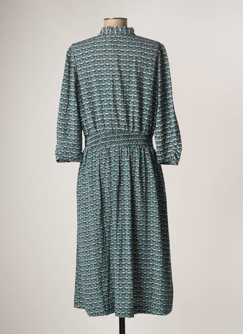 Robe mi-longue vert LOUCHE pour femme