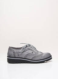 Derbies fermeture lacets talon plat jusqu'à 3cm gris LES P'TITES BOMBES femme