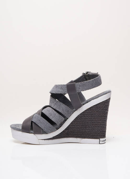 Espadrilles gris CALVIN KLEIN pour femme