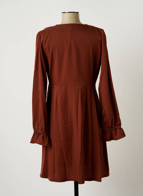 Robe courte marron OPULLENCE pour femme