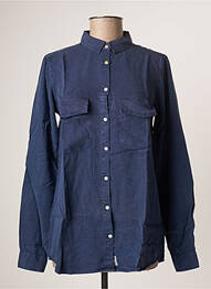 Chemisier poches poitrine manches longues bleu DN.SIXTY SEVEN femme