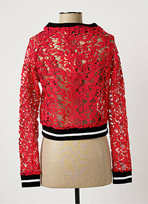 Sweat-shirt manches longues manches longues rose TEDDY SMITH femme