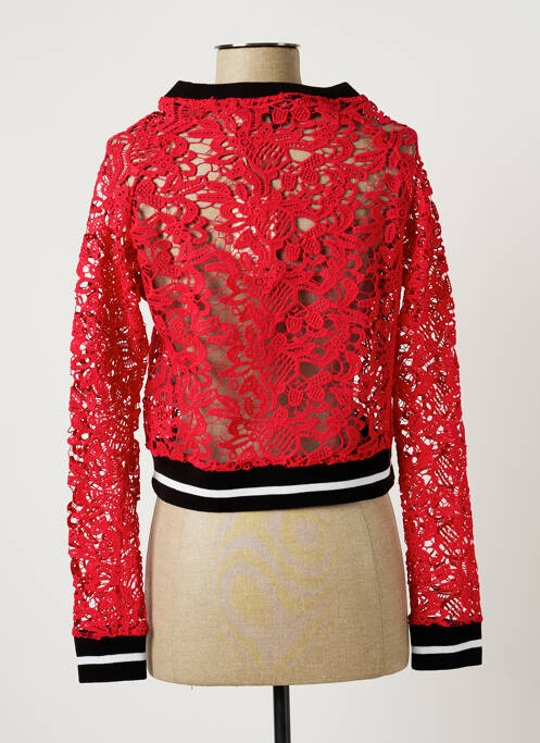 Sweat-shirt manches longues manches longues rose TEDDY SMITH femme