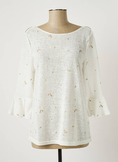 Top blanc GRACE & MILA pour femme