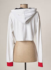 Sweat-shirt à capuche blanc FILA pour femme seconde vue