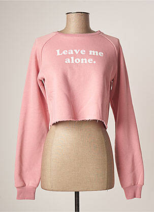 Sweat-shirt rose JUST HYPE pour femme