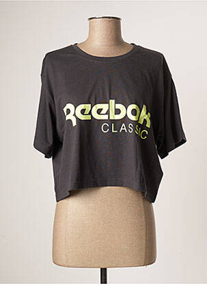 T-shirt gris REEBOK pour femme