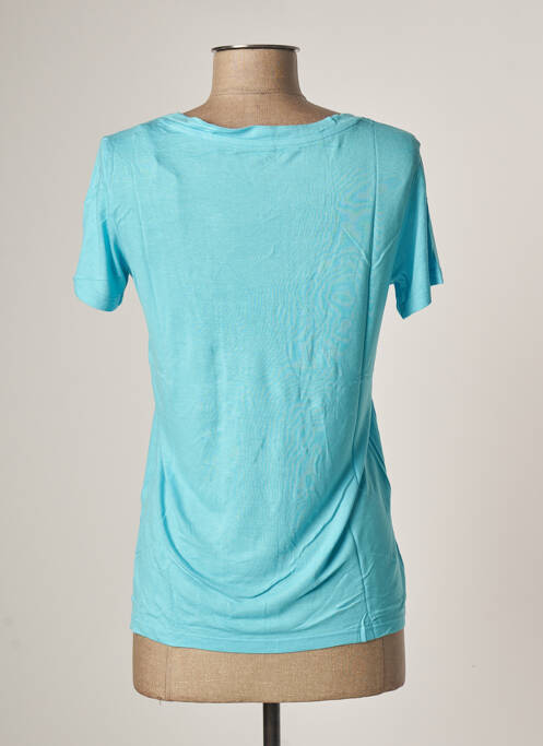 T-shirt bleu TEDDY SMITH pour femme