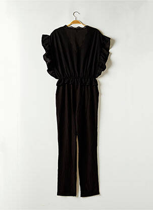 Combi-pantalon fermeture boutonnée sur le devant manches courtes noir TEDDY SMITH femme