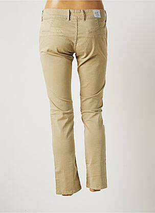 Pantalon chino tissage popeline taille normale beige DN.SIXTY SEVEN femme