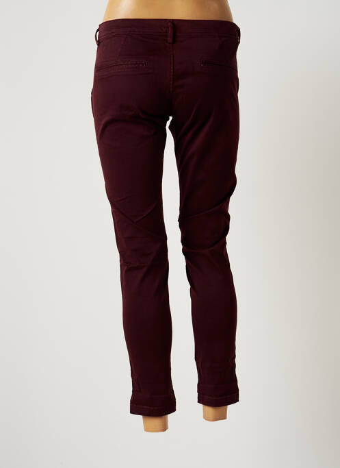 Pantalon chino violet TEDDY SMITH pour femme