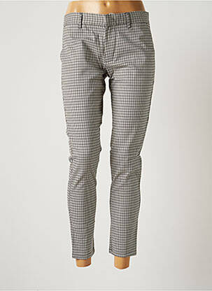 Pantalon 7/8 stretch taille normale gris TEDDY SMITH femme